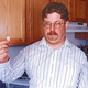 Don Turnbee and his expired McDonald's game piece.